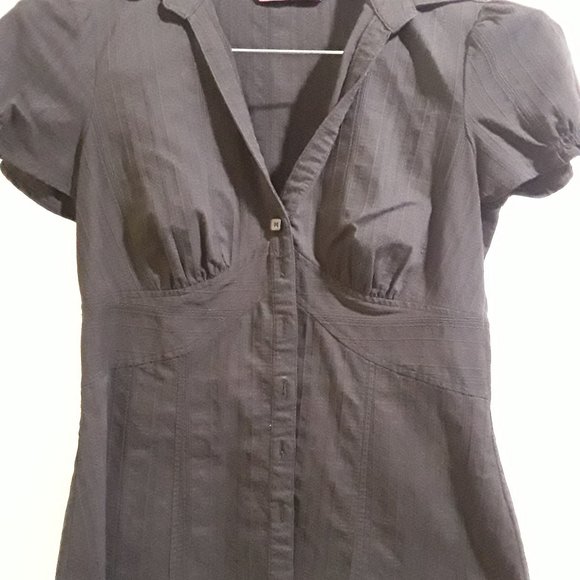 Smart Set Black patterned blouse - Picture 2 of 5